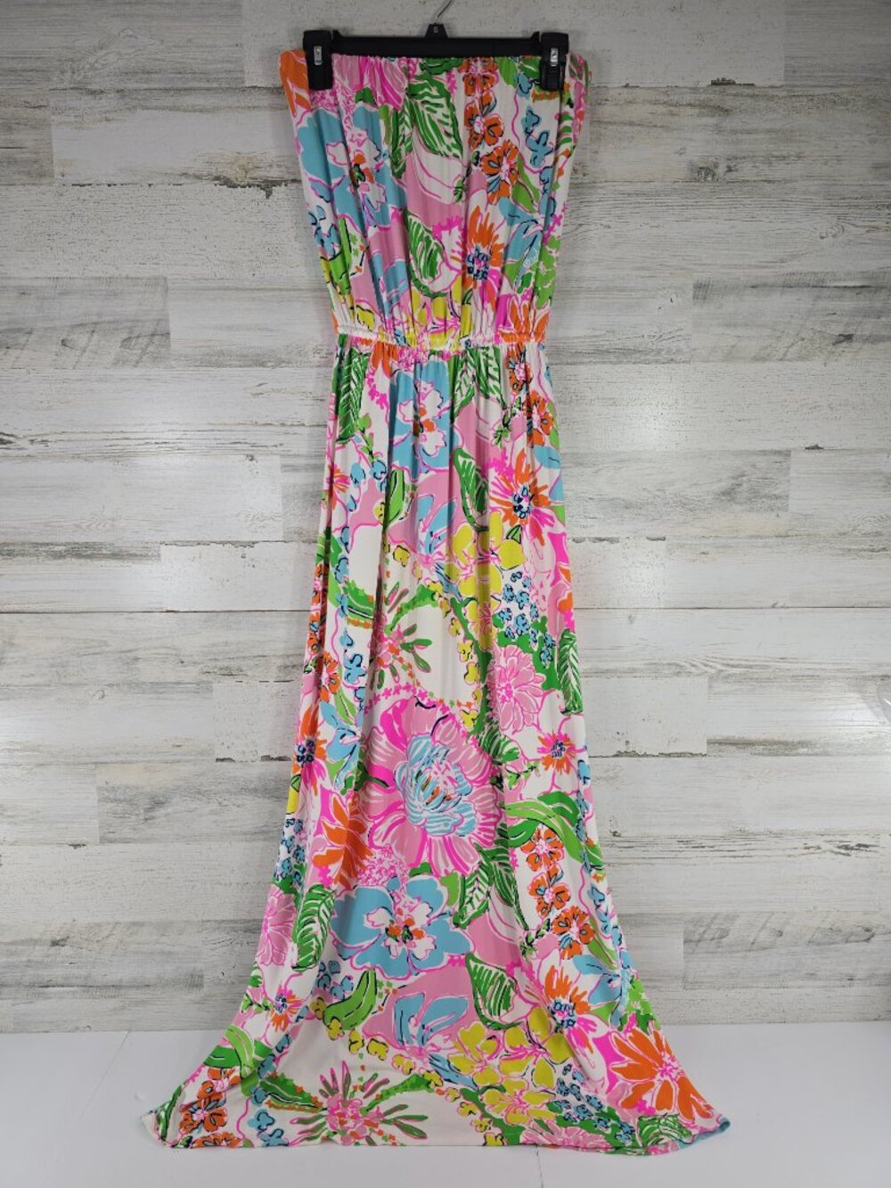 LILLY PULITZER for Target Nosey Posey Strapless Maxi Dress Size Women's MEDIUM..